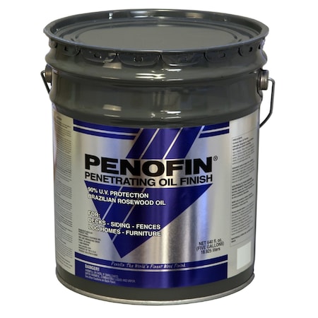 PENOFIN Semi-Transparent Western Red Cedar Oil-Based Penetrating Wood Stain 5 gal F5EWR5G